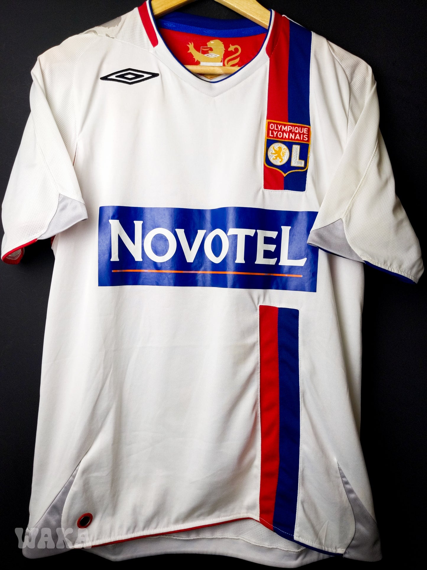 OL Olympique Lyonnais 2006/2007/2008 - Malouda - Home shirt - M *OG Nameset*