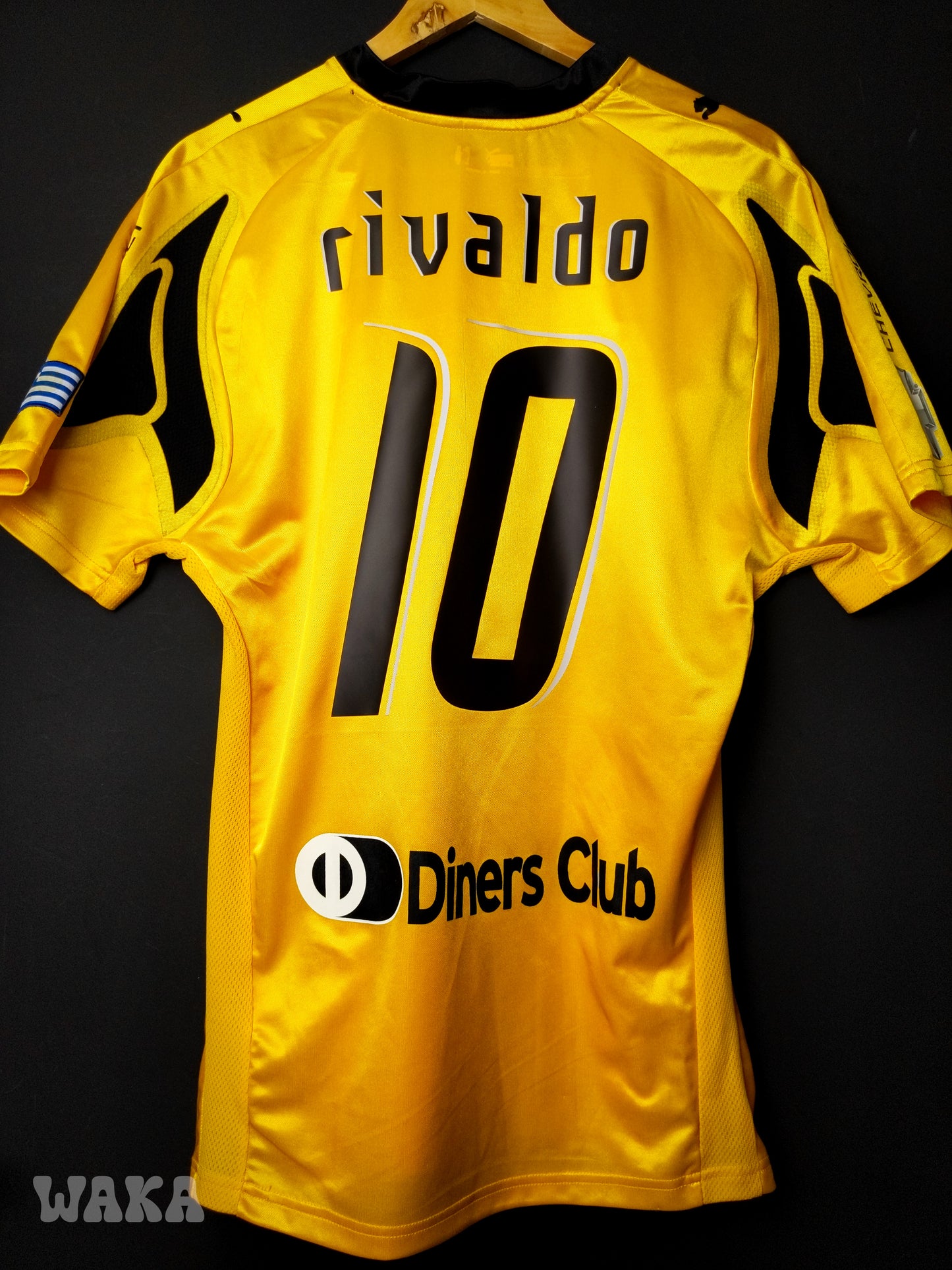 AEK Athènes 2007/2008 - Rivaldo - Home shirt - XL