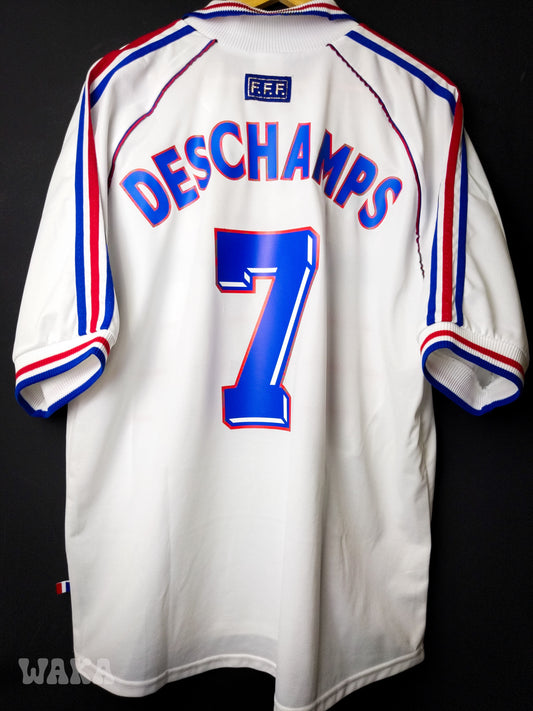 France 1998 - Deschamps - Away Shirt - XL