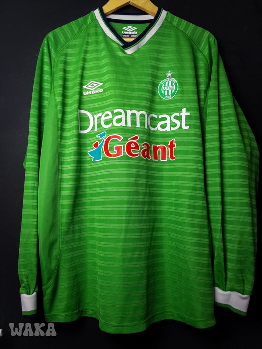 ASSE Saint-Etienne 2000/2001 - Home shirt - XXL [Long Sleeves]