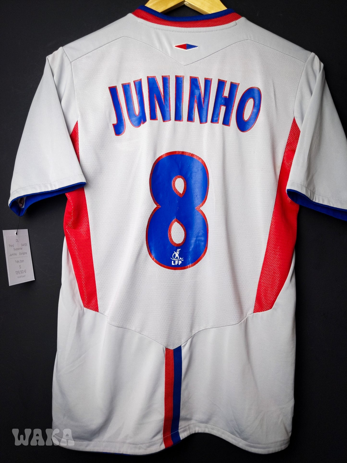 OL Olympique Lyonnais 2004/2005 - Juninho - Third shirt - S *OG Nameset*