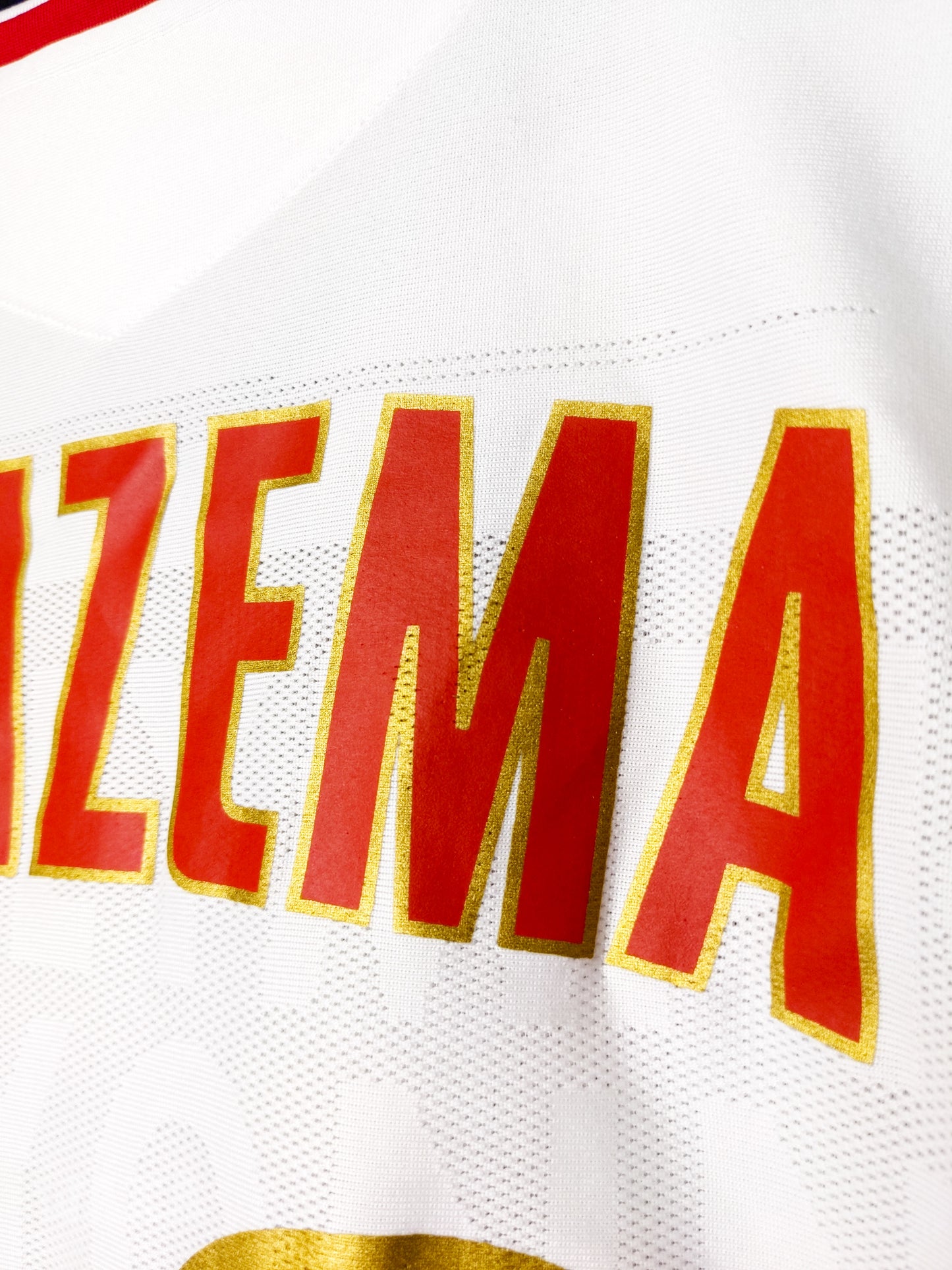 OL Olympique Lyonnais 2006/2007/2008 - Benzema - Home shirt - XL