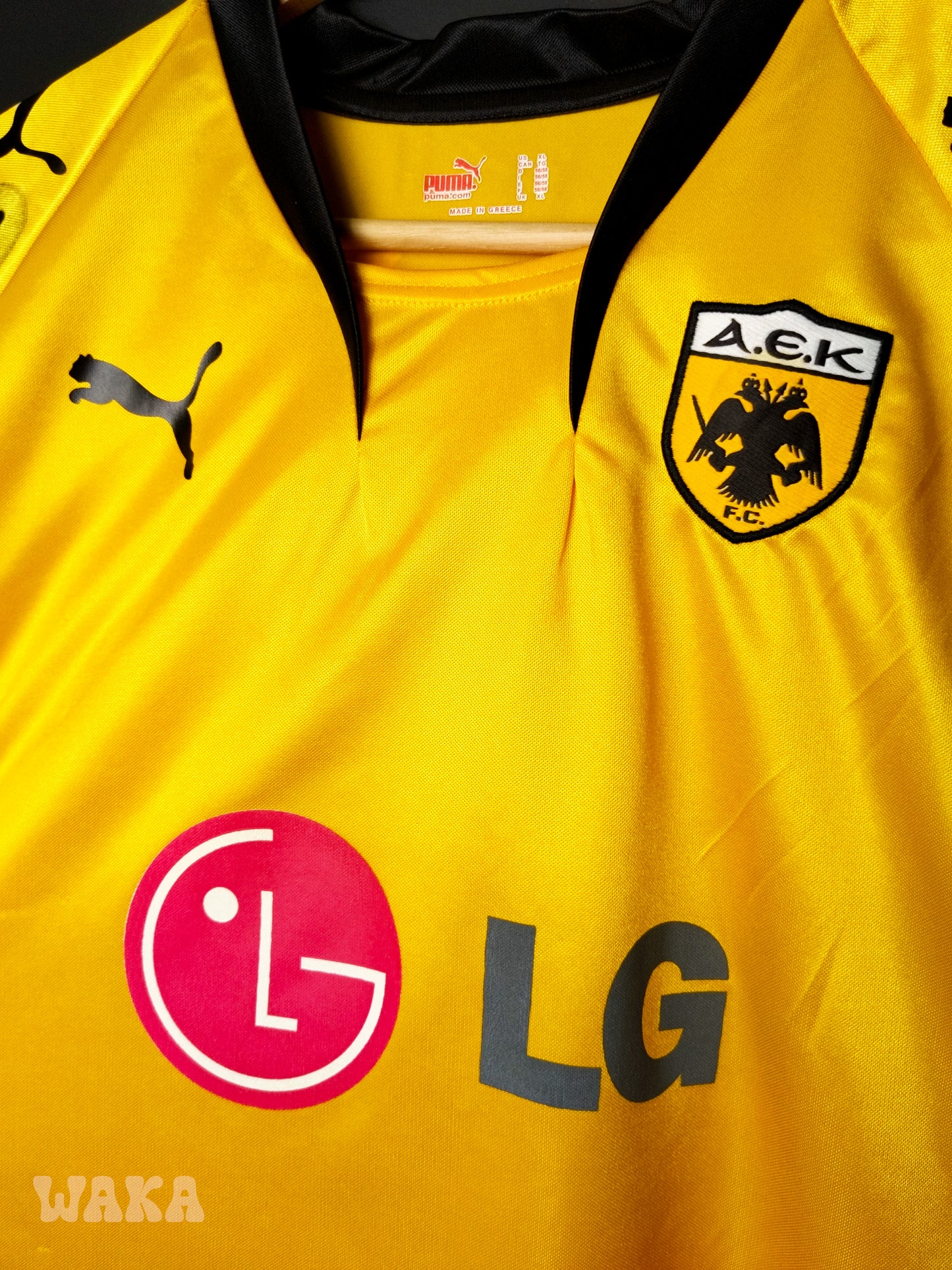 AEK Athènes 2007/2008 - Rivaldo - Home shirt - XL