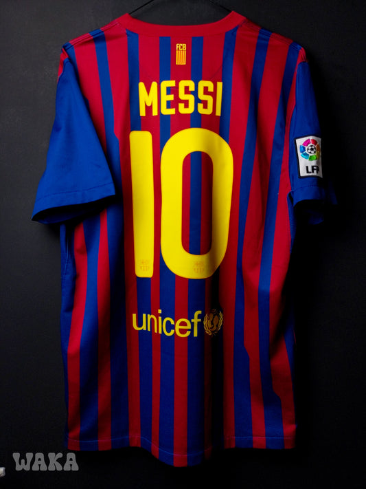 FC Barcelone 2011/2012 - Messi - Home shirt - M *OG nameset*