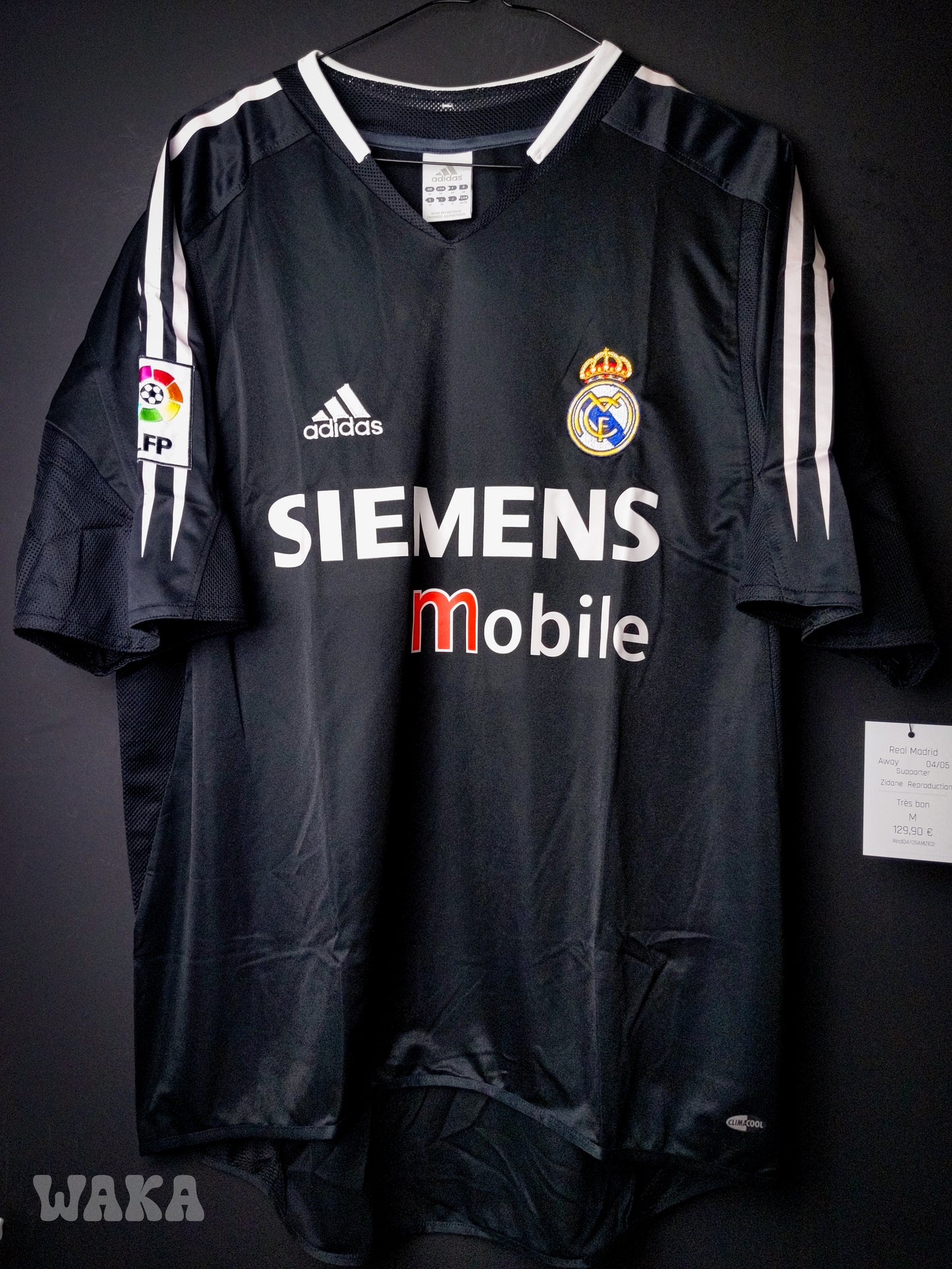 Real Madrid 2004/2005 - Zidane - Away shirt - M