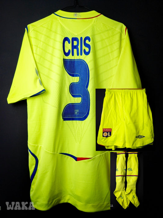 OL Olympique Lyonnais 2008/2009 - Cris - Third shirt + Short / Chaussettes - M