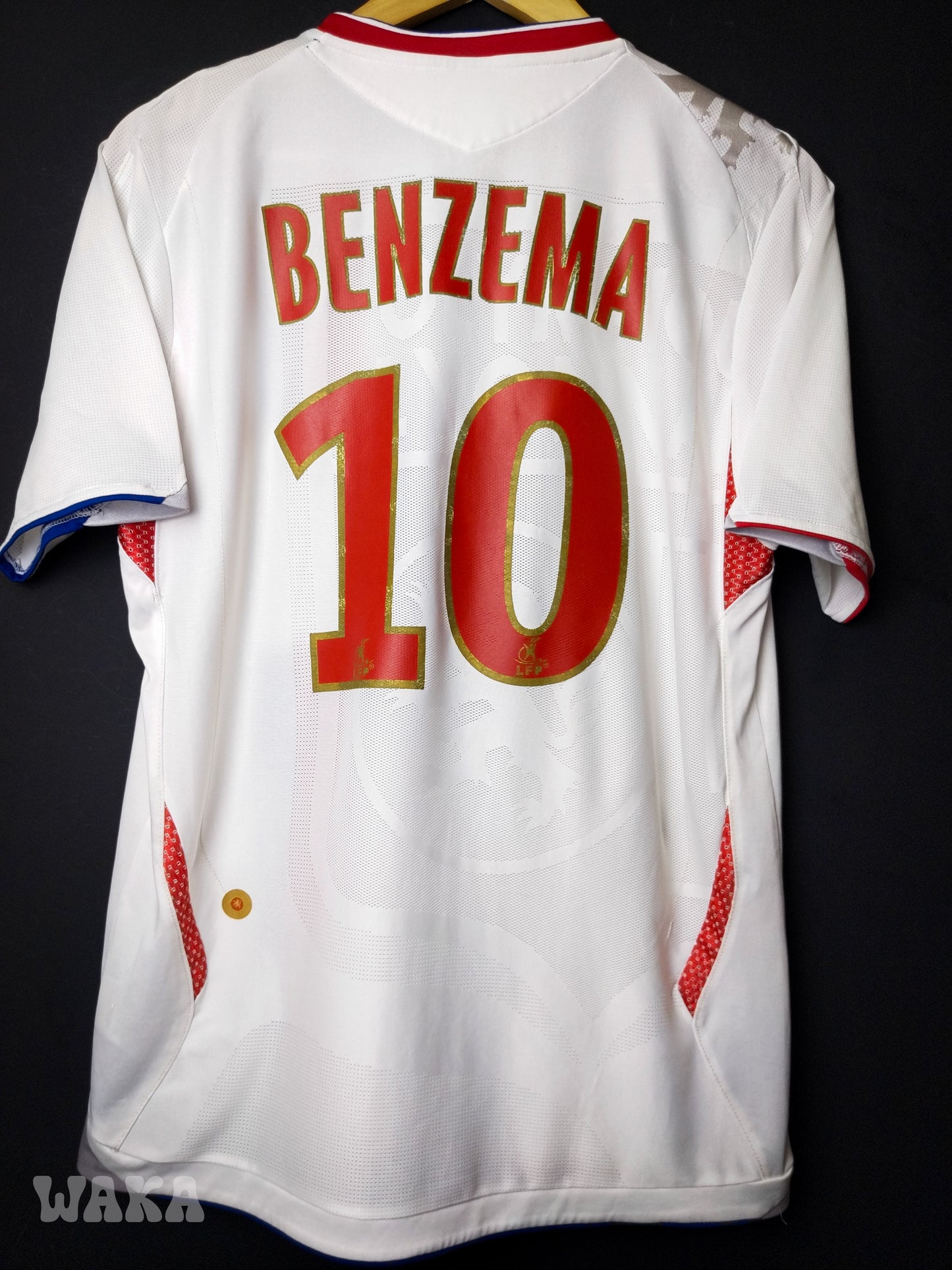 OL Olympique Lyonnais 2008/2009 - Benzema - Home shirt - M