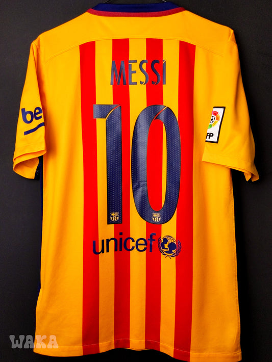 FC Barcelone 2015/16 - Messi - Away shirt - S