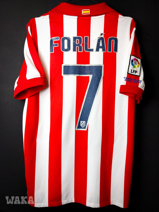 Atletico Madrid 2009/2010 - Forlan - Home shirt - M