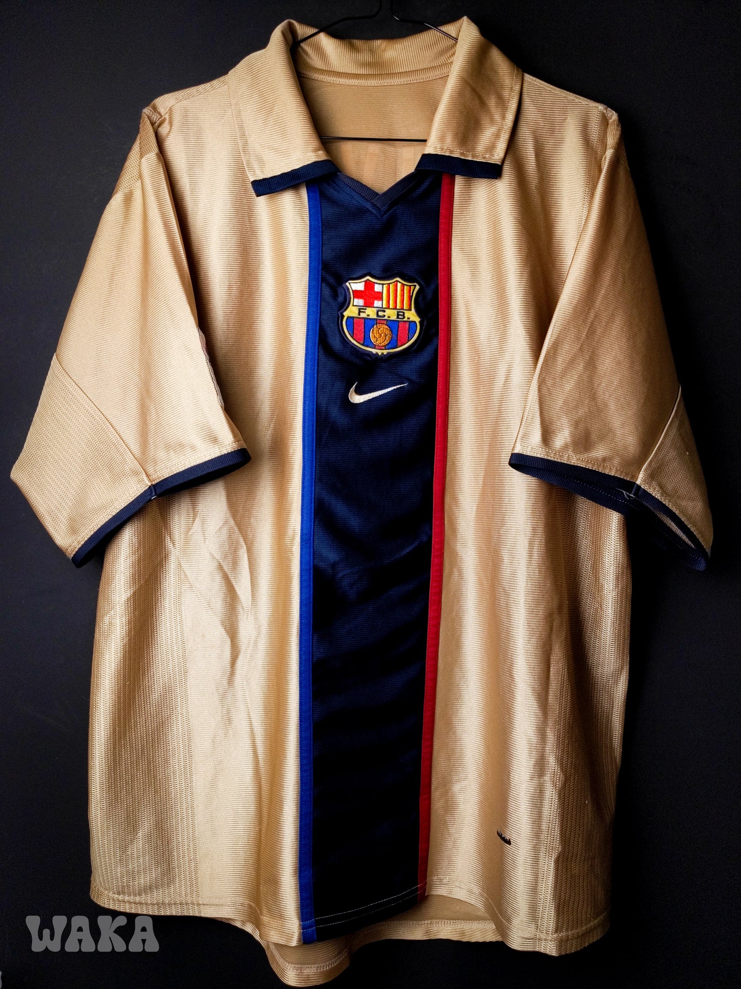 FC Barcelone 2001/2002/2003 - Kluivert - Away shirt - M