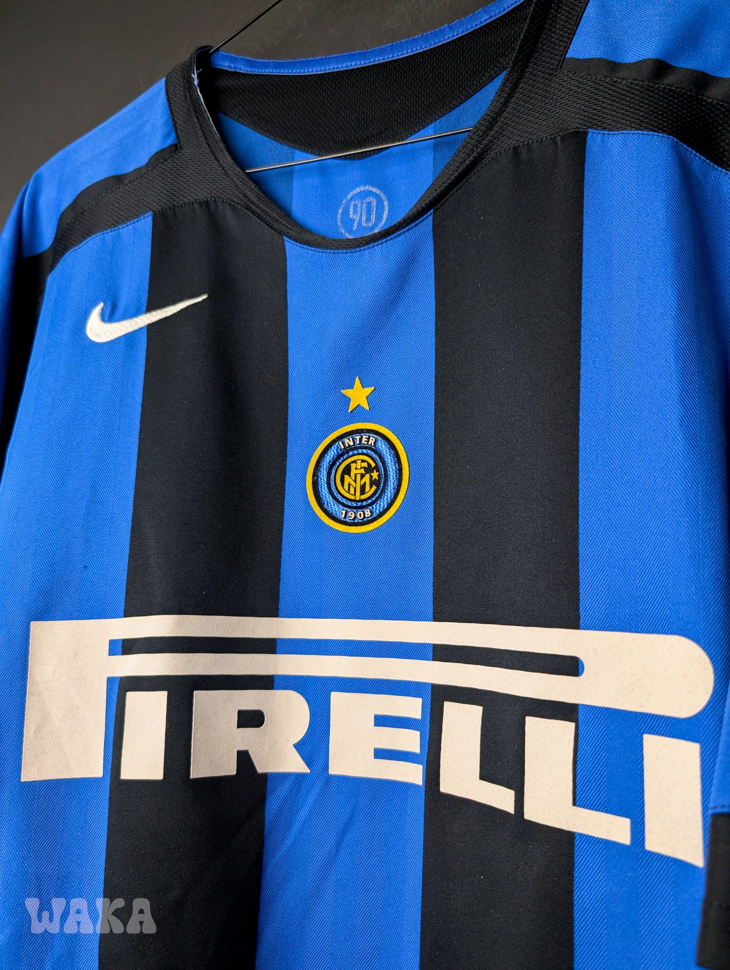 Inter Milan 2005/06 - Adriano - Home shirt - L