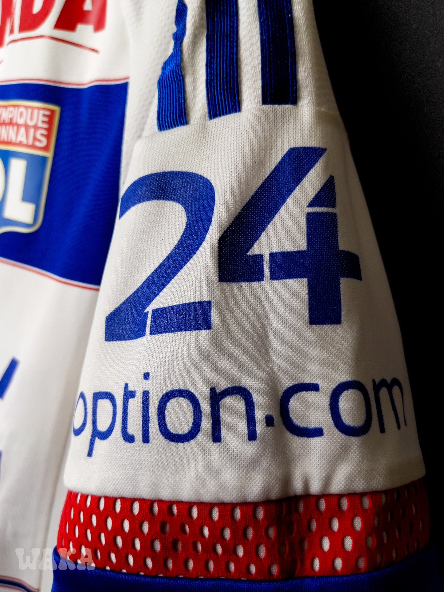 OL Olympique Lyonnais 2015/2016 - Jallet - Home Shirt  - M *Match Worn*