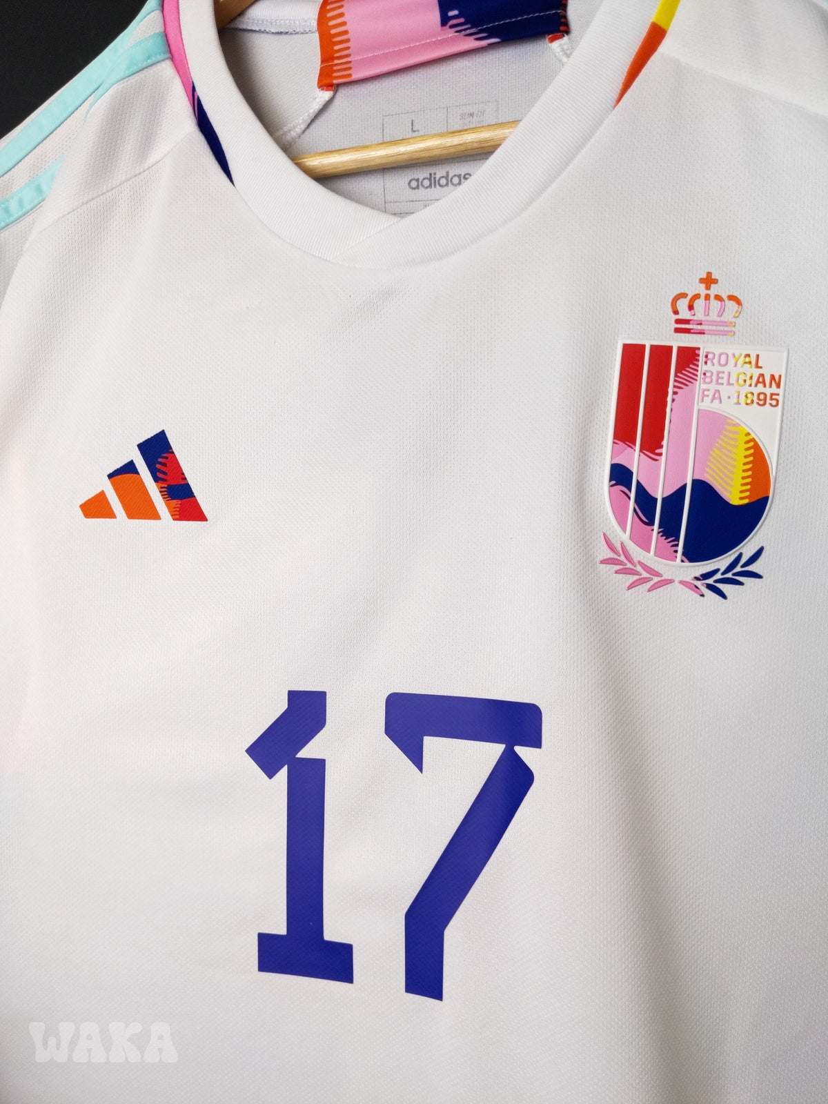 Belgique 2022 - Trossard - Away shirt - L