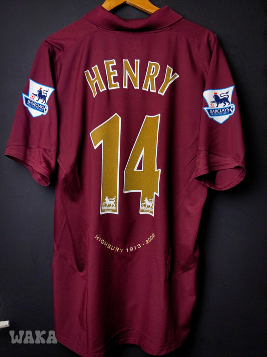 Arsenal 2005/2006 - Henry - Home shirt - L
