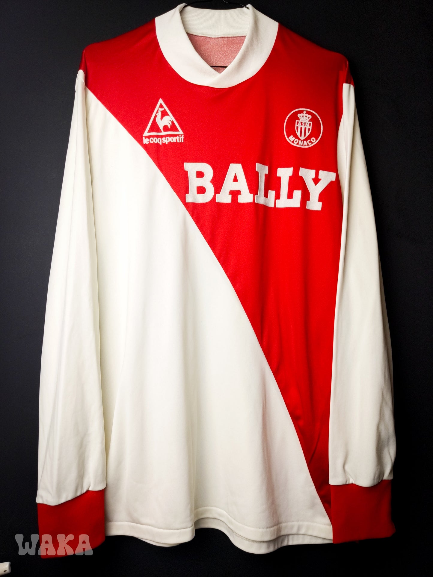 AS Monaco 1982/1985 - Home shirt - M [Long sleeves]