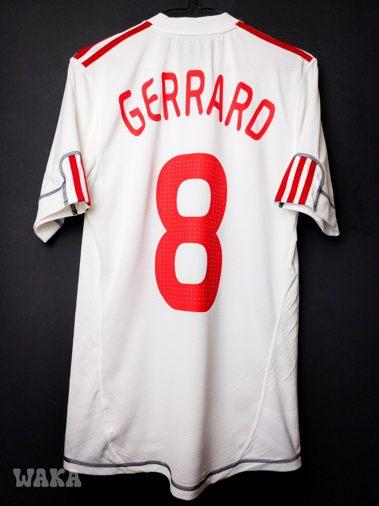 Liverpool 2009/2010 - Gerrard - Third shirt -  S *OG Nameset*