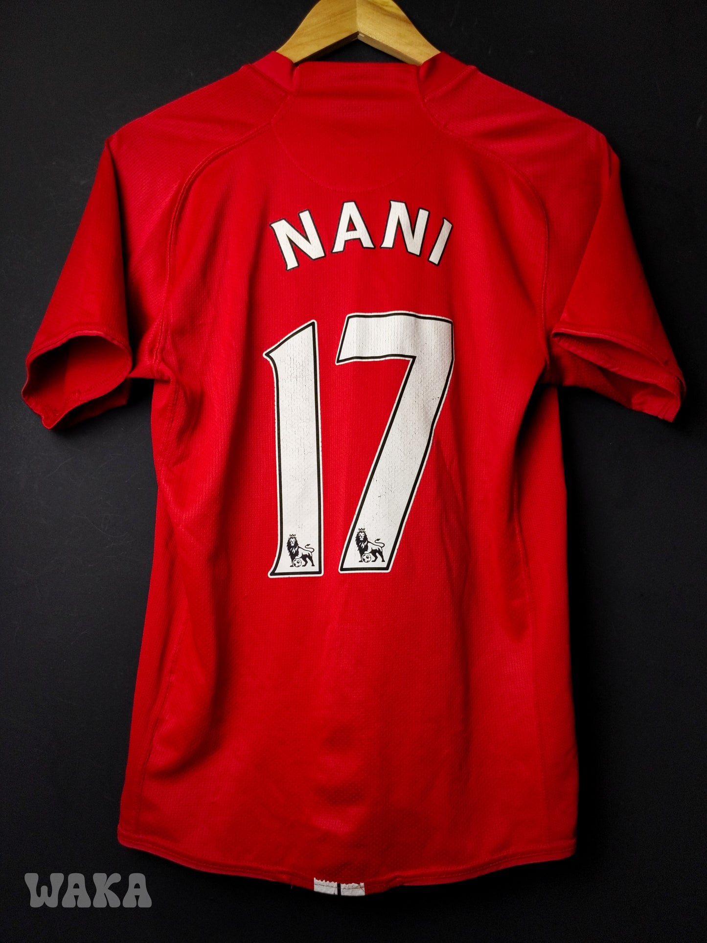 Manchester United 2007/2008/2009 - Nani - Home Shirt - S