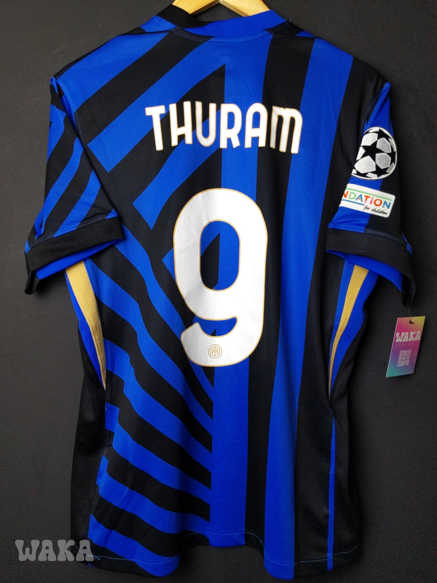 Inter Milan 2024/2025 - Thuram -  Home shirt - M *Full Patch*