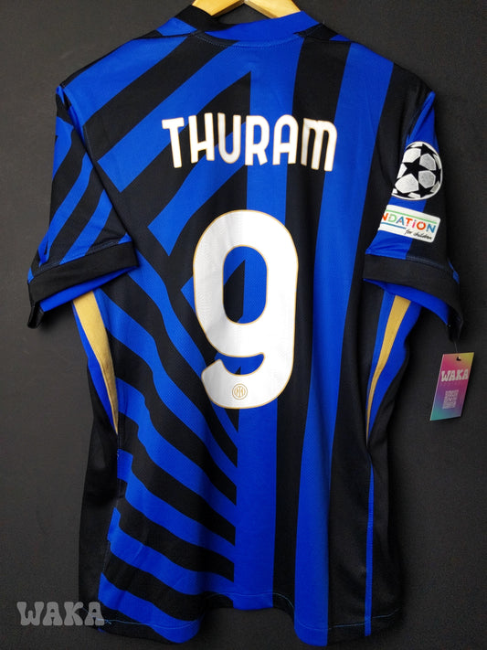 Inter Milan 2024/2025 - Thuram -  Home shirt - M *Full Patch*