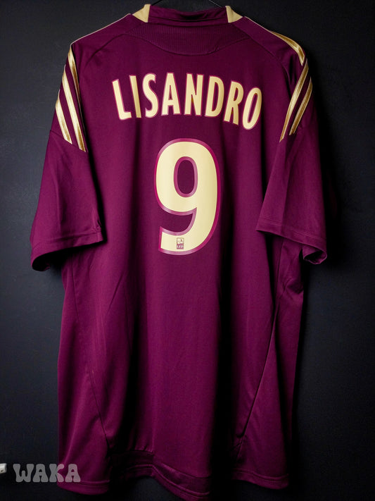 OL Olympique Lyonnais 2010/11 - Lisandro - Away shirt - L