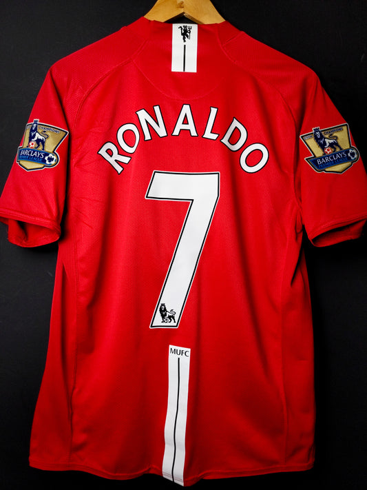 Manchester United 2007/2008/2009 - Cristiano Ronaldo - Home Shirt - M