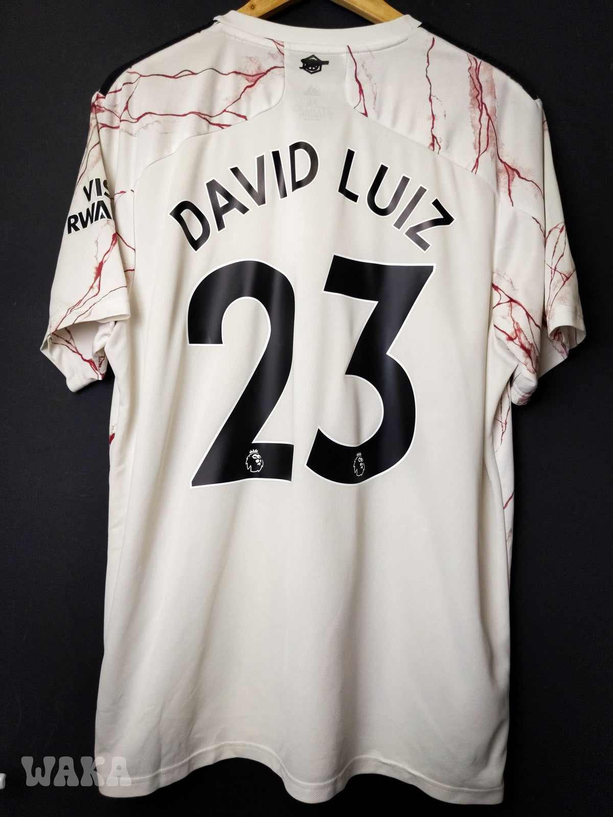Arsenal 2020/2021 - David Luiz - Away shirt - XL
