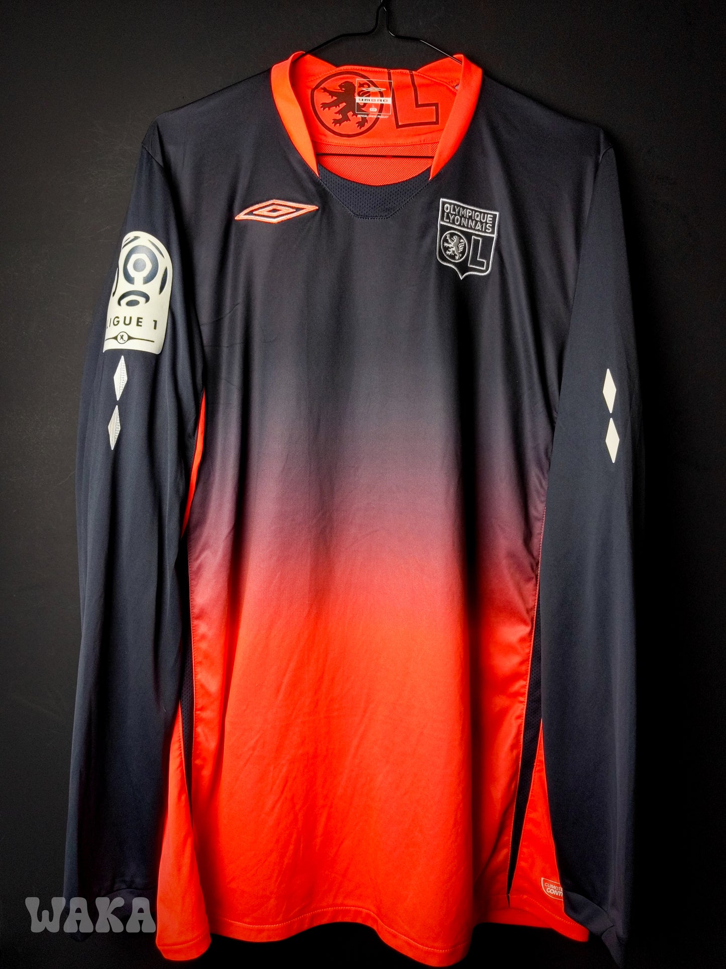 OL Olympique Lyonnais 2009/2010 - Lisandro - Away shirt - L [Long sleeves]