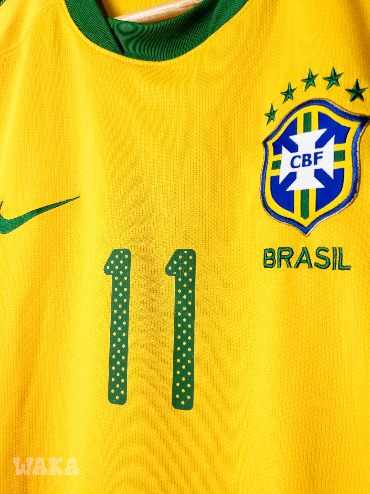 Brésil 2010 - Robinho - Home shirt - L *OG Nameset*