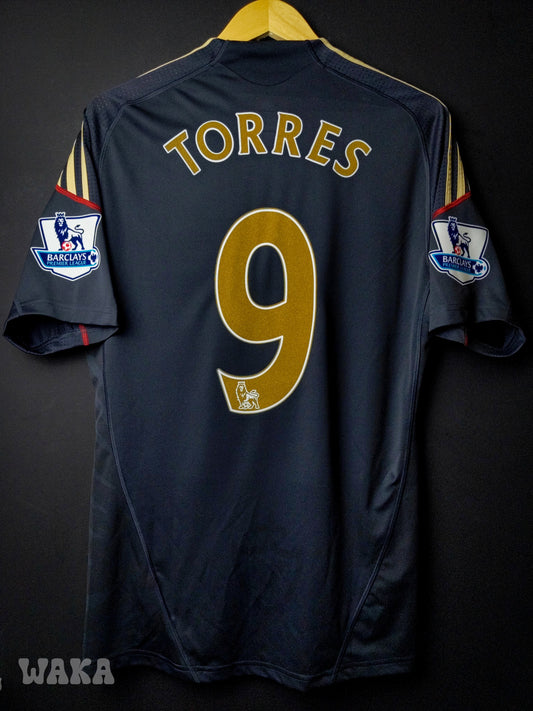 Liverpool 2009/2010 - Torres - Away shirt -  M
