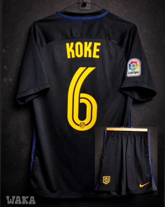 Atletico Madrid 2015/2016 - Koke - Away shirt - S + short