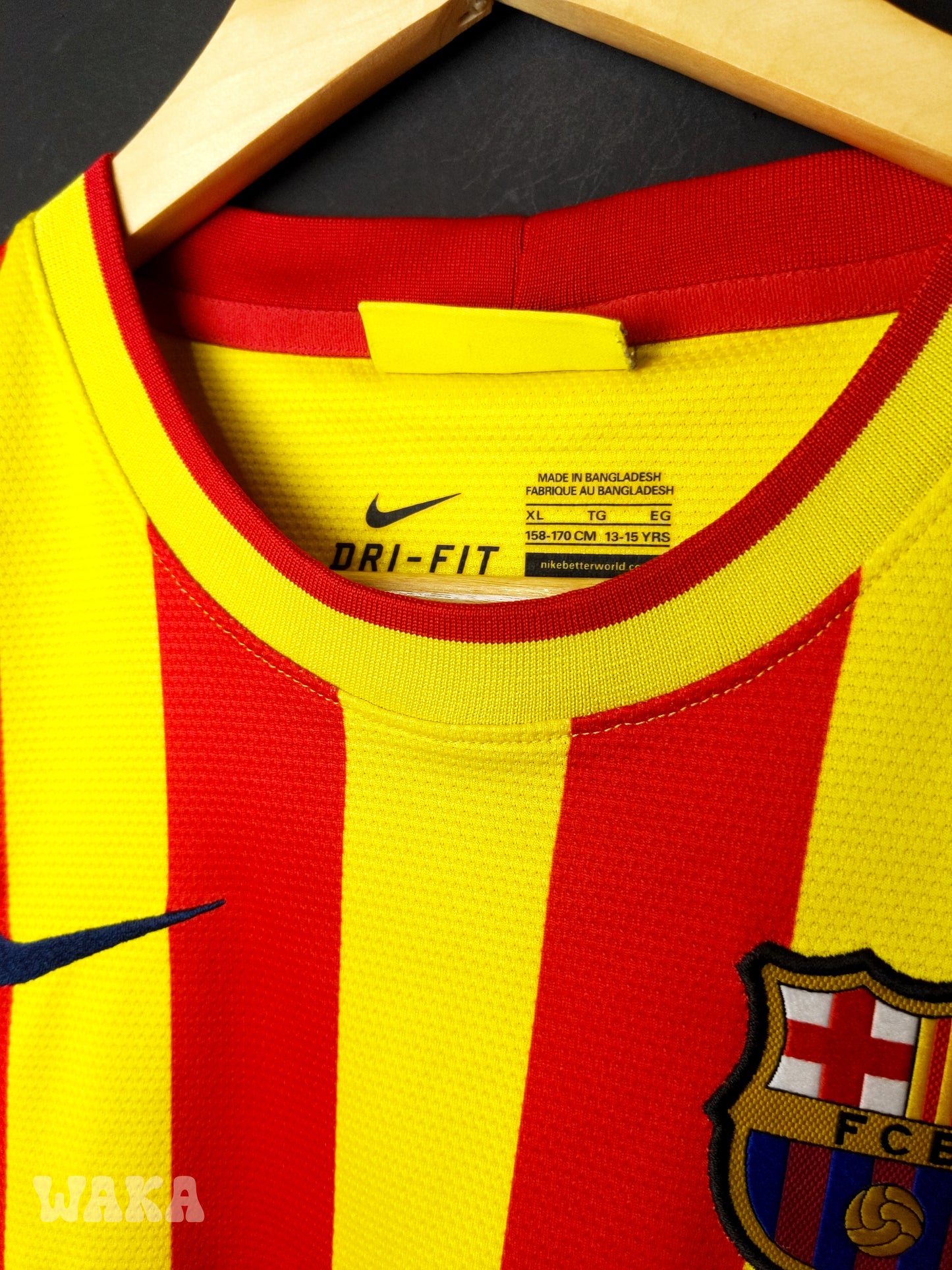 FC Barcelone 2013/2014 - Neymar - Away shirt + short - XL Junior