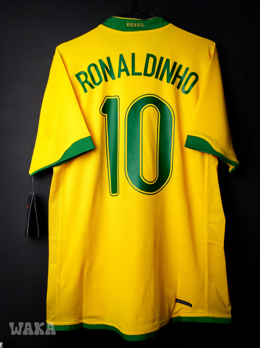 Brésil 2006 - Ronaldinho - Home shirt - M *BNWT*