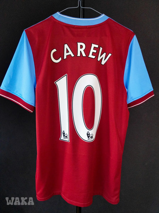 Aston Villa 2009/2010 - Carew - Home Shirt - S