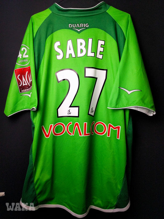 ASSE Saint-Etienne 2004/2005 - Sablé - Home shirt - XL