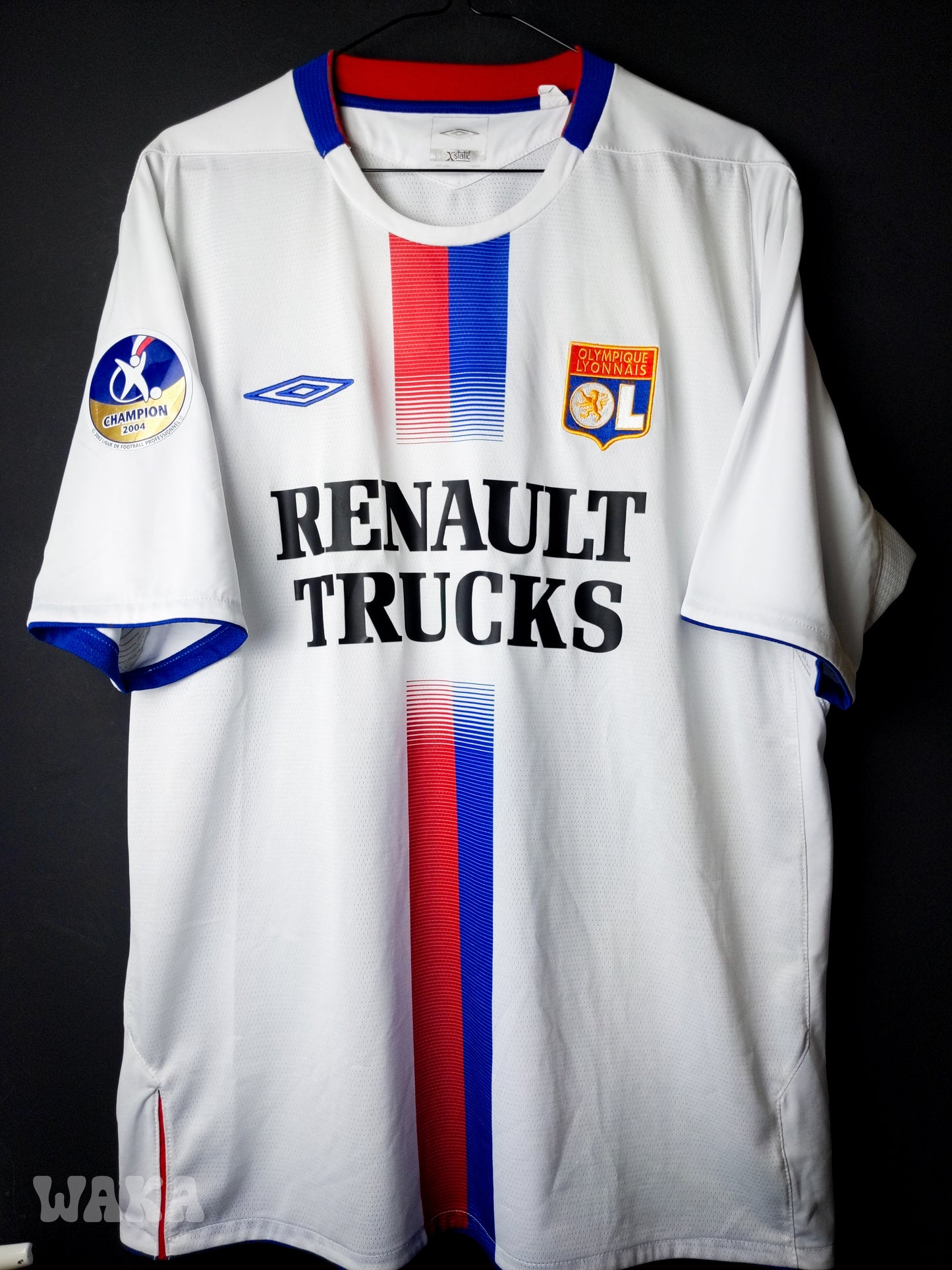 OL Olympique Lyonnais 2004/2006 - Govou - Home shirt - XL