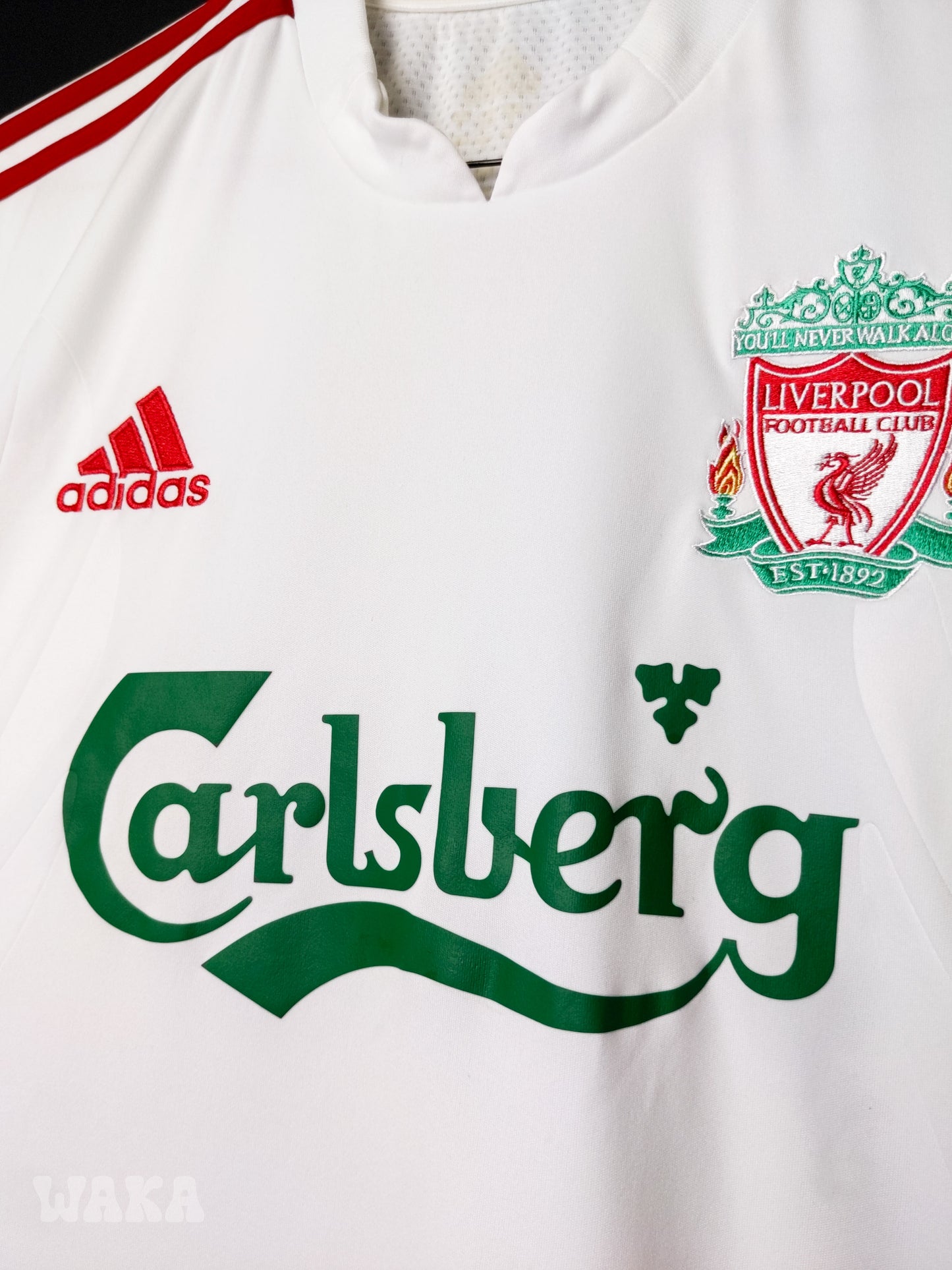 Liverpool 2009/2010 - Gerrard - Third shirt -  S *OG Nameset*