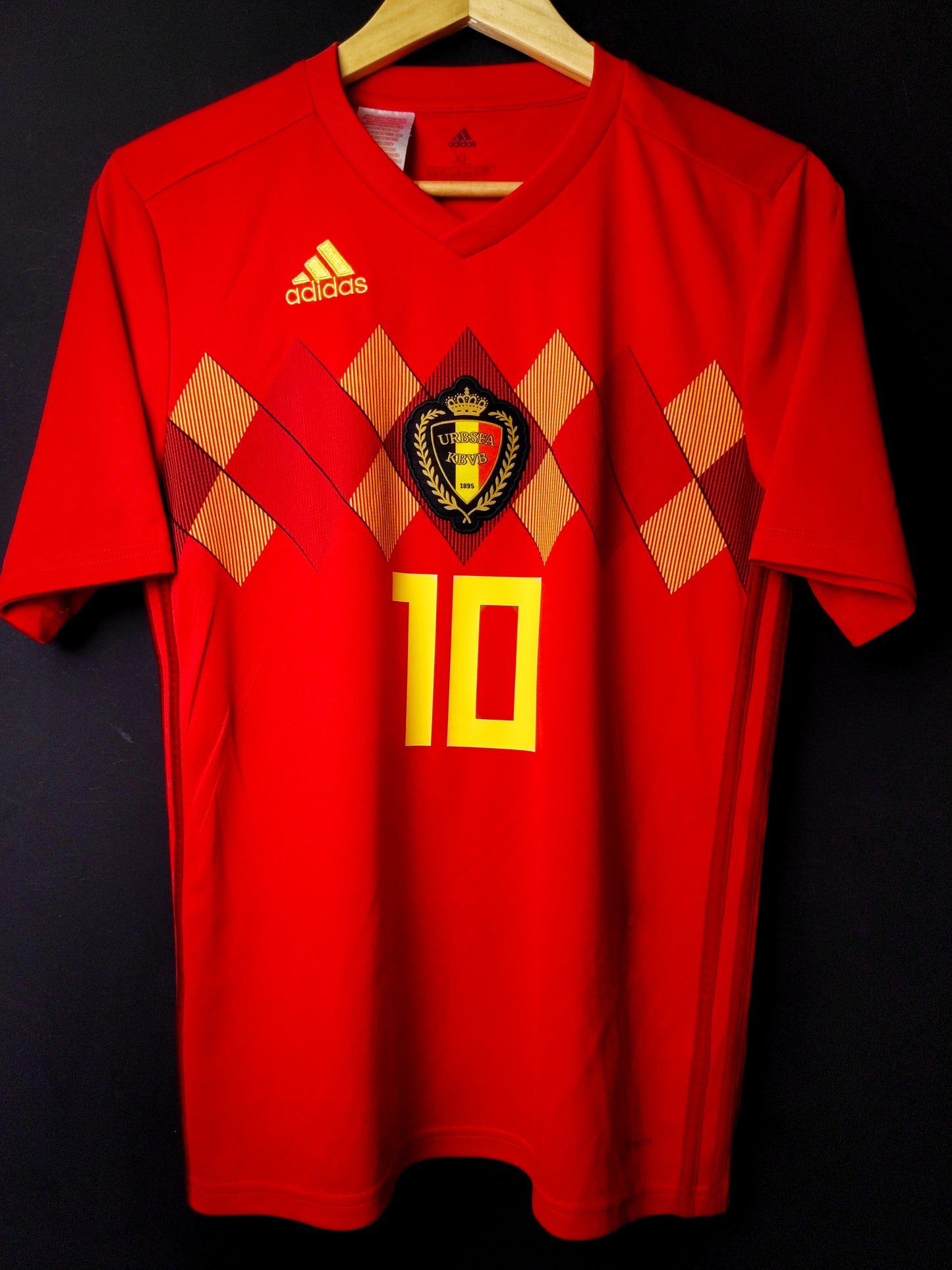 Belgique 2018 - Hazard - Home shirt - XL Junior
