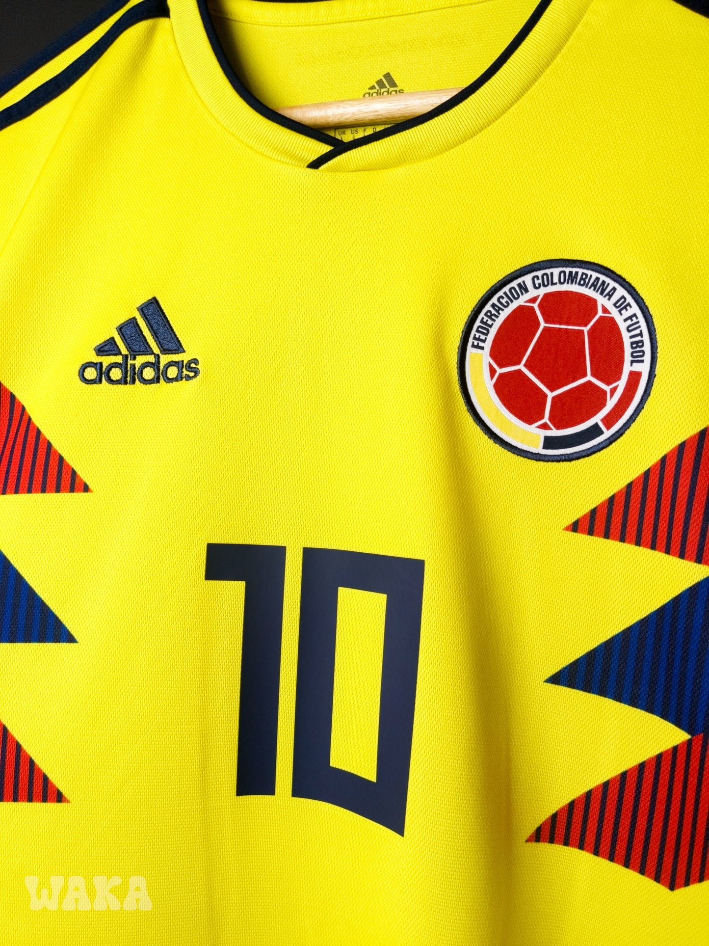 Colombie 2018 - James Rodriguez - Home shirt - L *Long Sleeves*