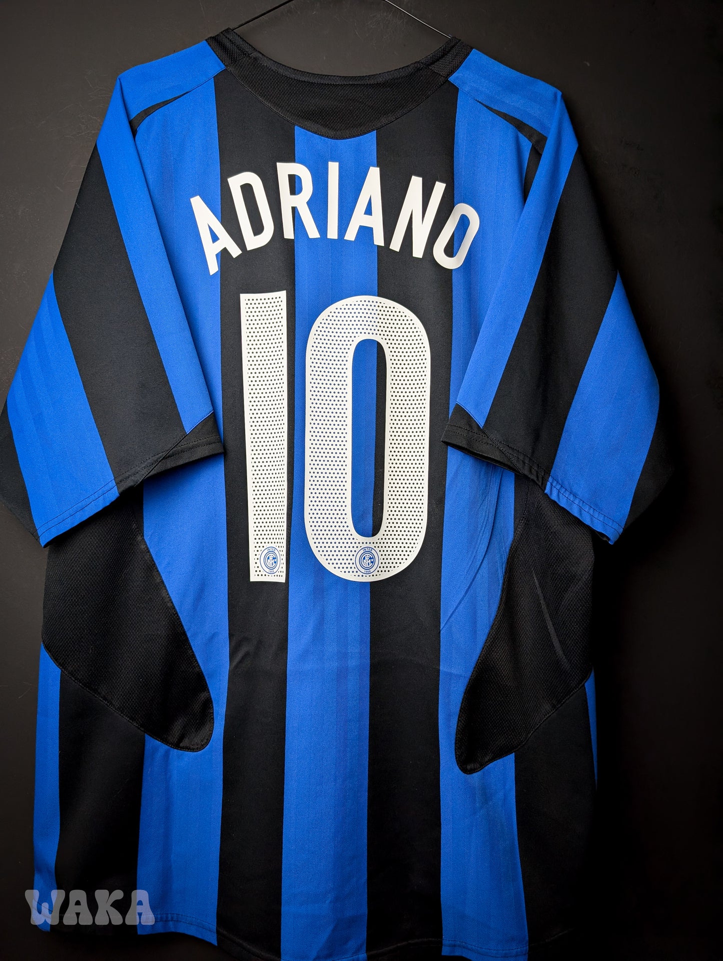 Inter Milan 2005/06 - Adriano - Home shirt - L