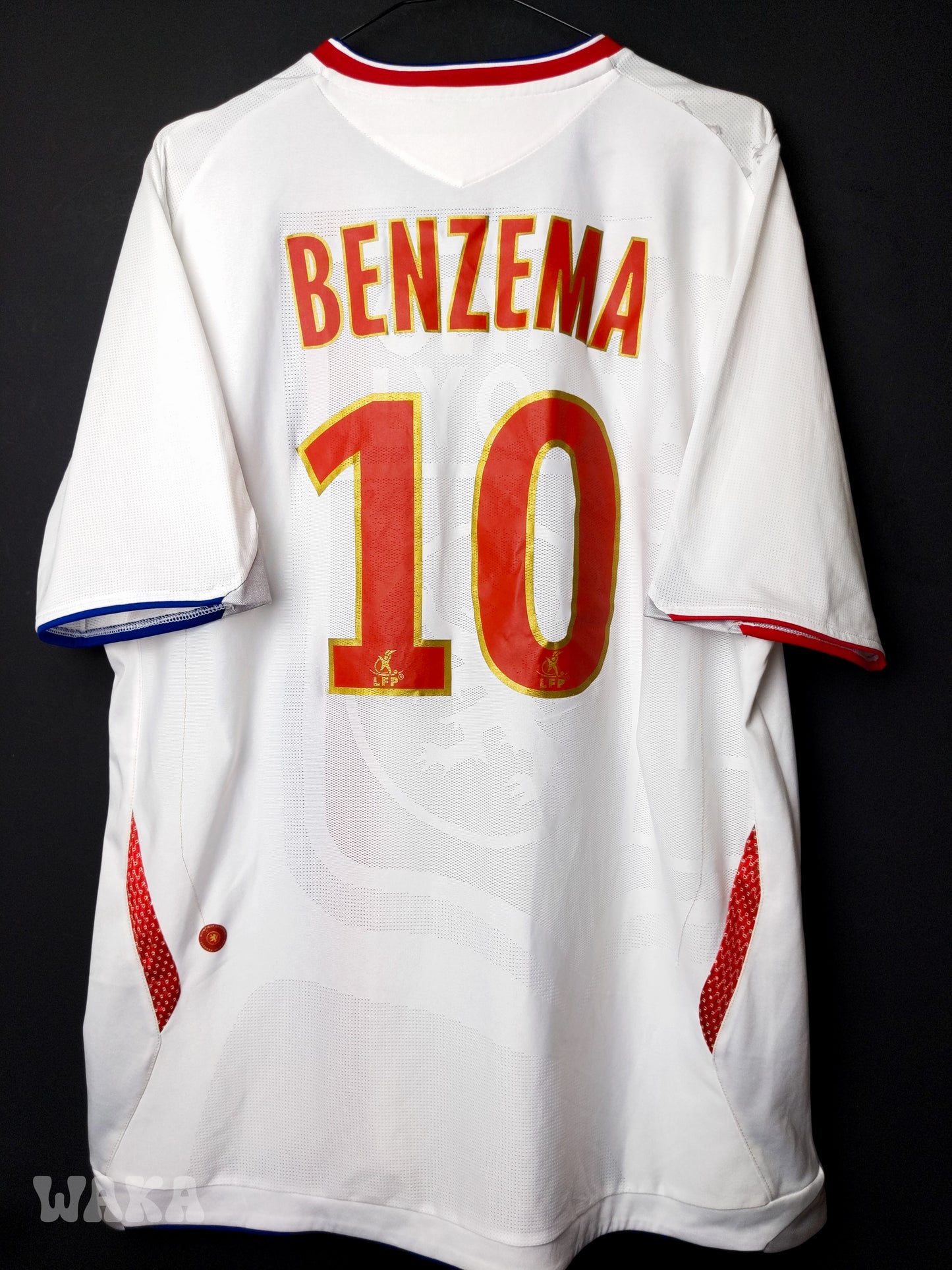 OL Olympique Lyonnais 2006/2007/2008 - Benzema - Home shirt - XL