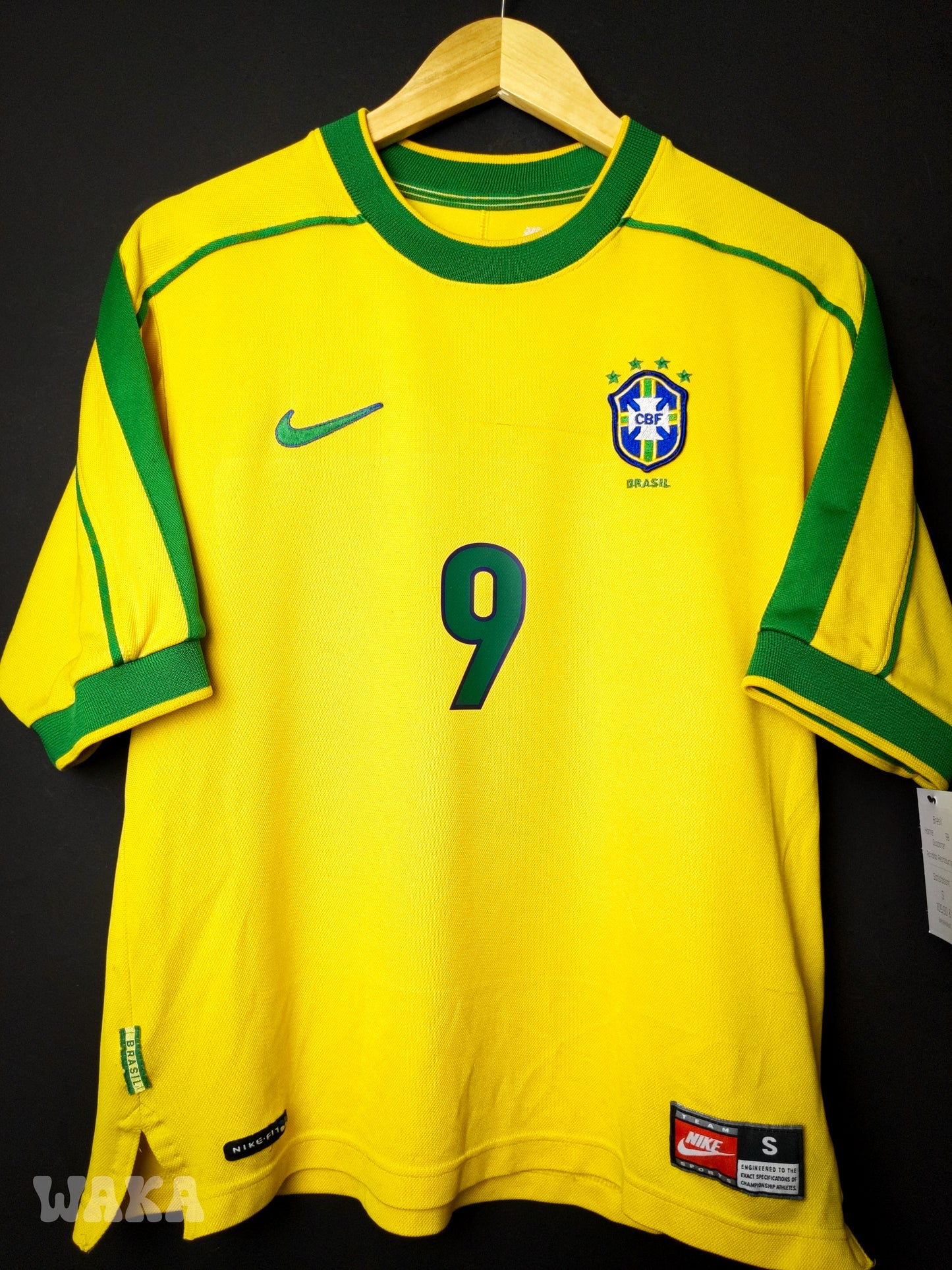 Brésil 1998 - Ronaldo - Home shirt - S