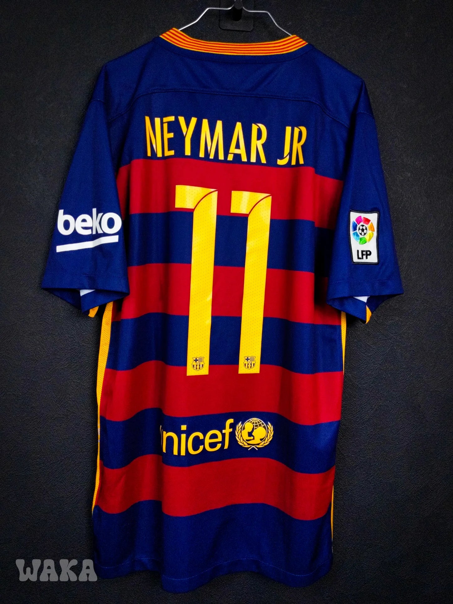 FC Barcelone 2015/16 - Neymar - Home shirt - S