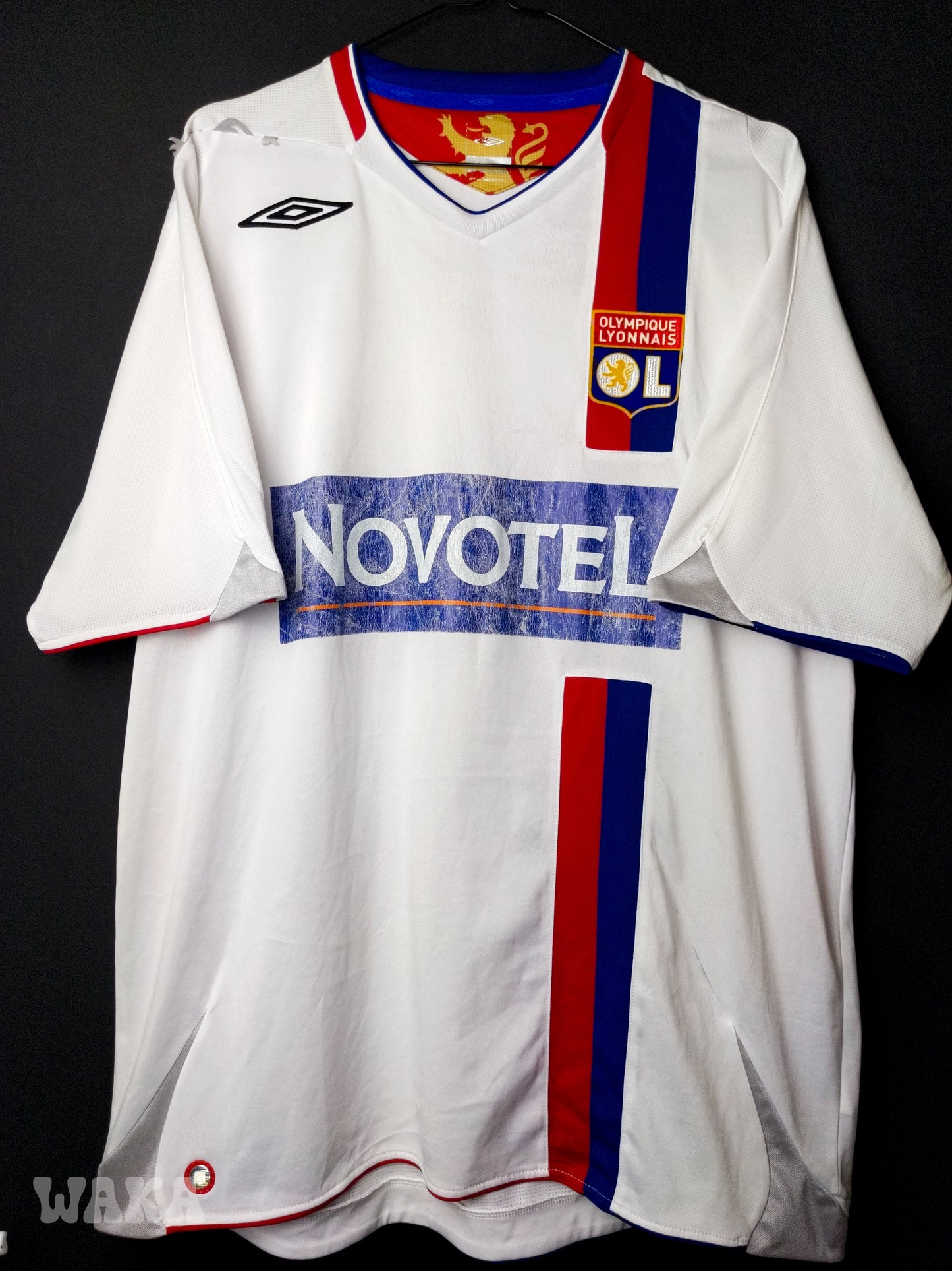 OL Olympique Lyonnais 2006/2007/2008 - Benzema - Home shirt - XL