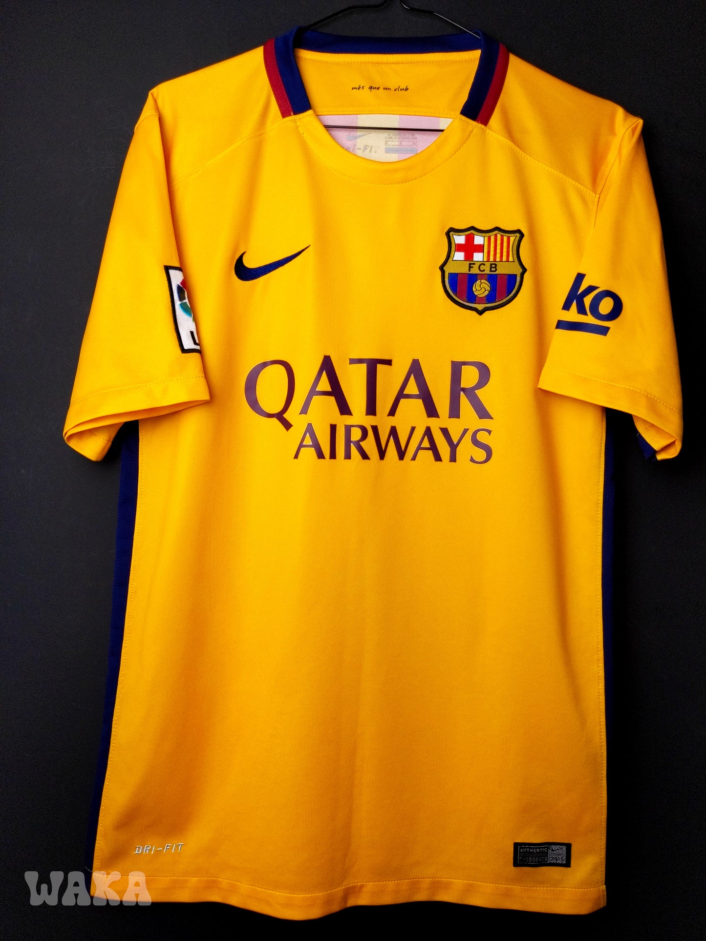 FC Barcelone 2015/16 - Messi - Away shirt - S