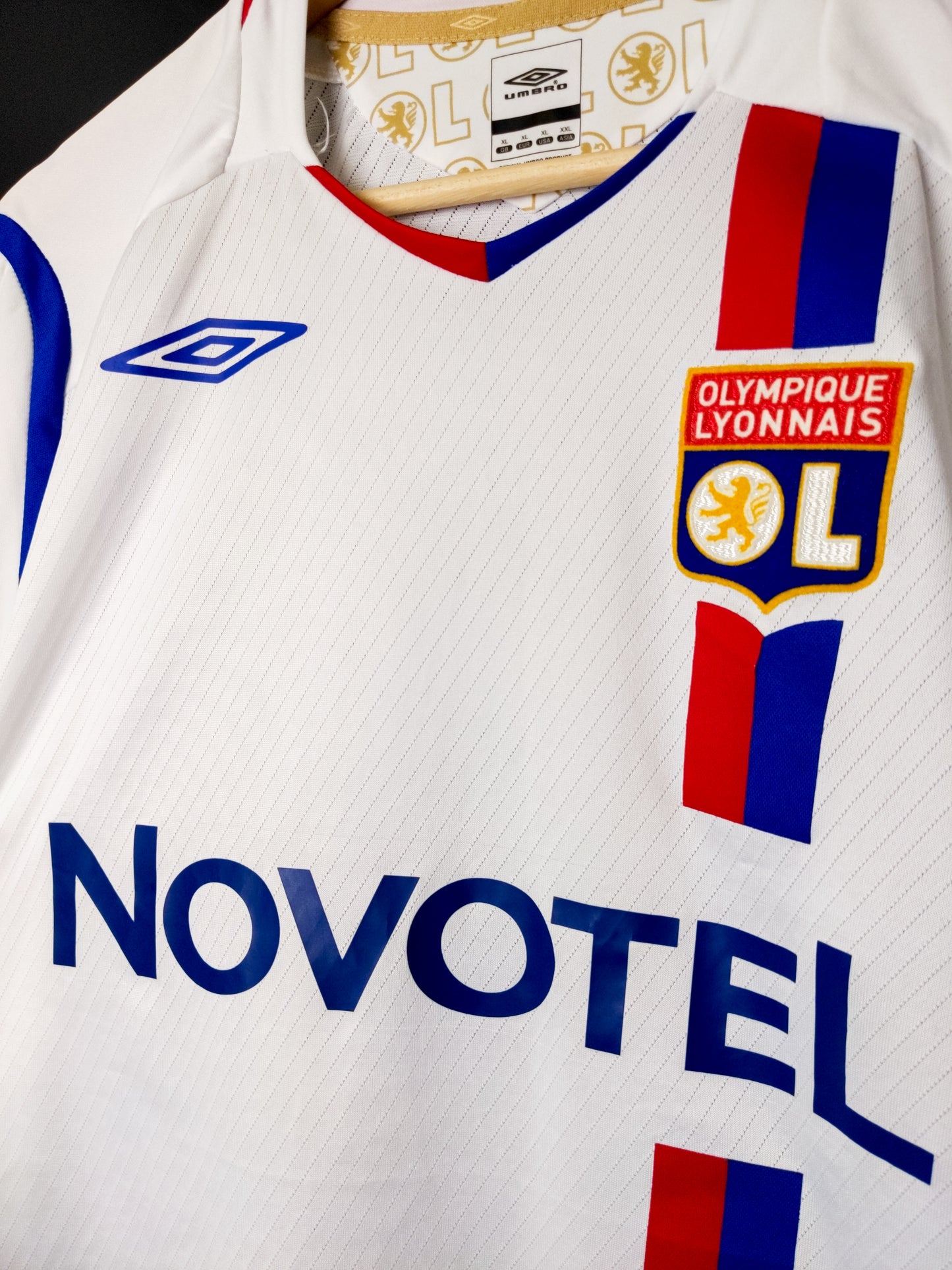 OL Olympique Lyonnais 2008/2009 - Juninho - Home shirt - XL