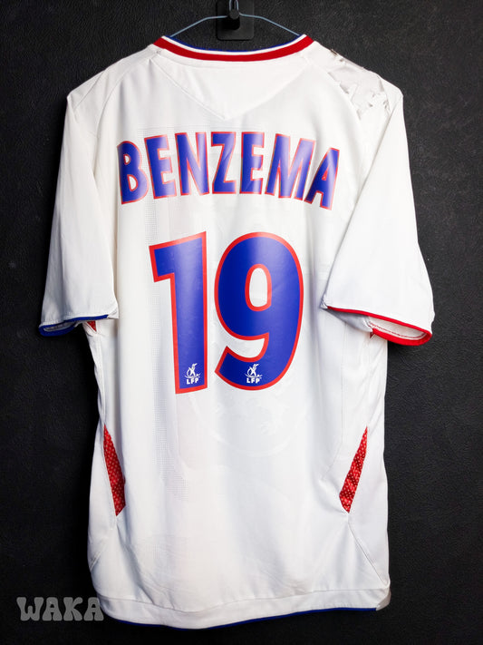OL Olympique Lyonnais 2006/2007/2008 - Benzema - Home shirt - M