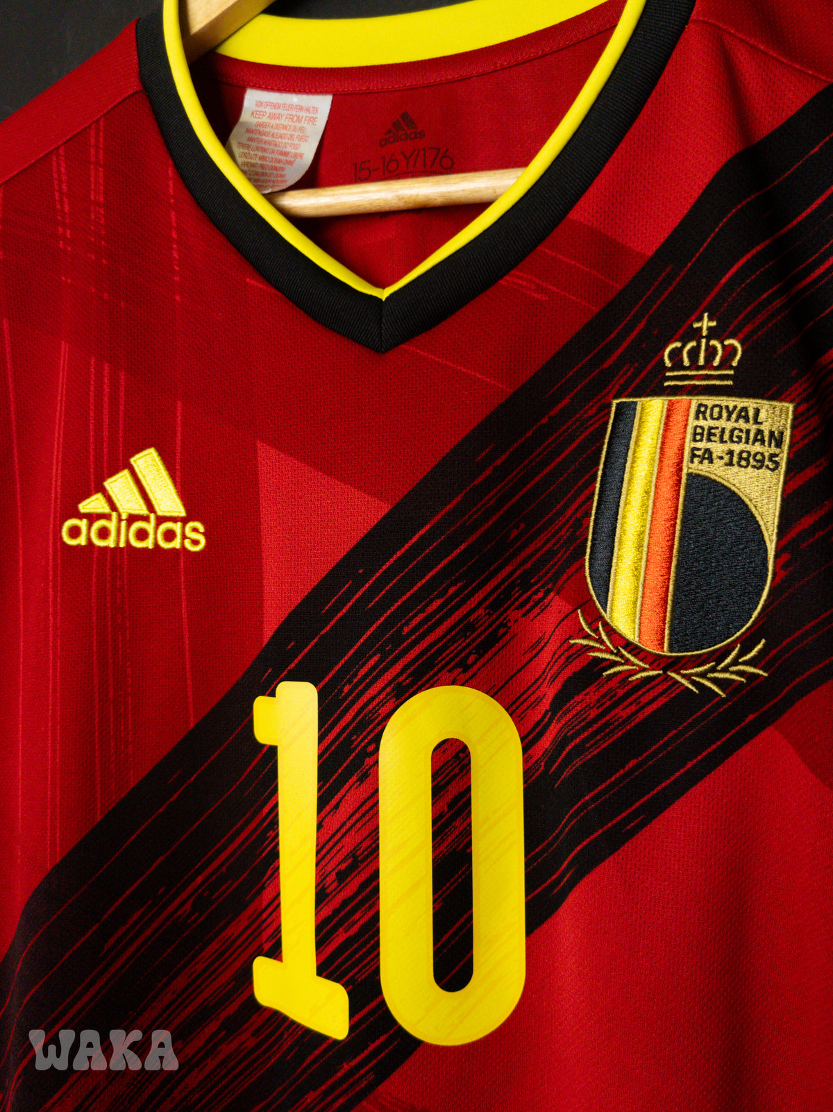 Belgique 2020 - Hazard - Home shirt - XL Junior