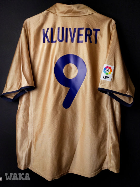 FC Barcelone 2001/2002/2003 - Kluivert - Away shirt - M