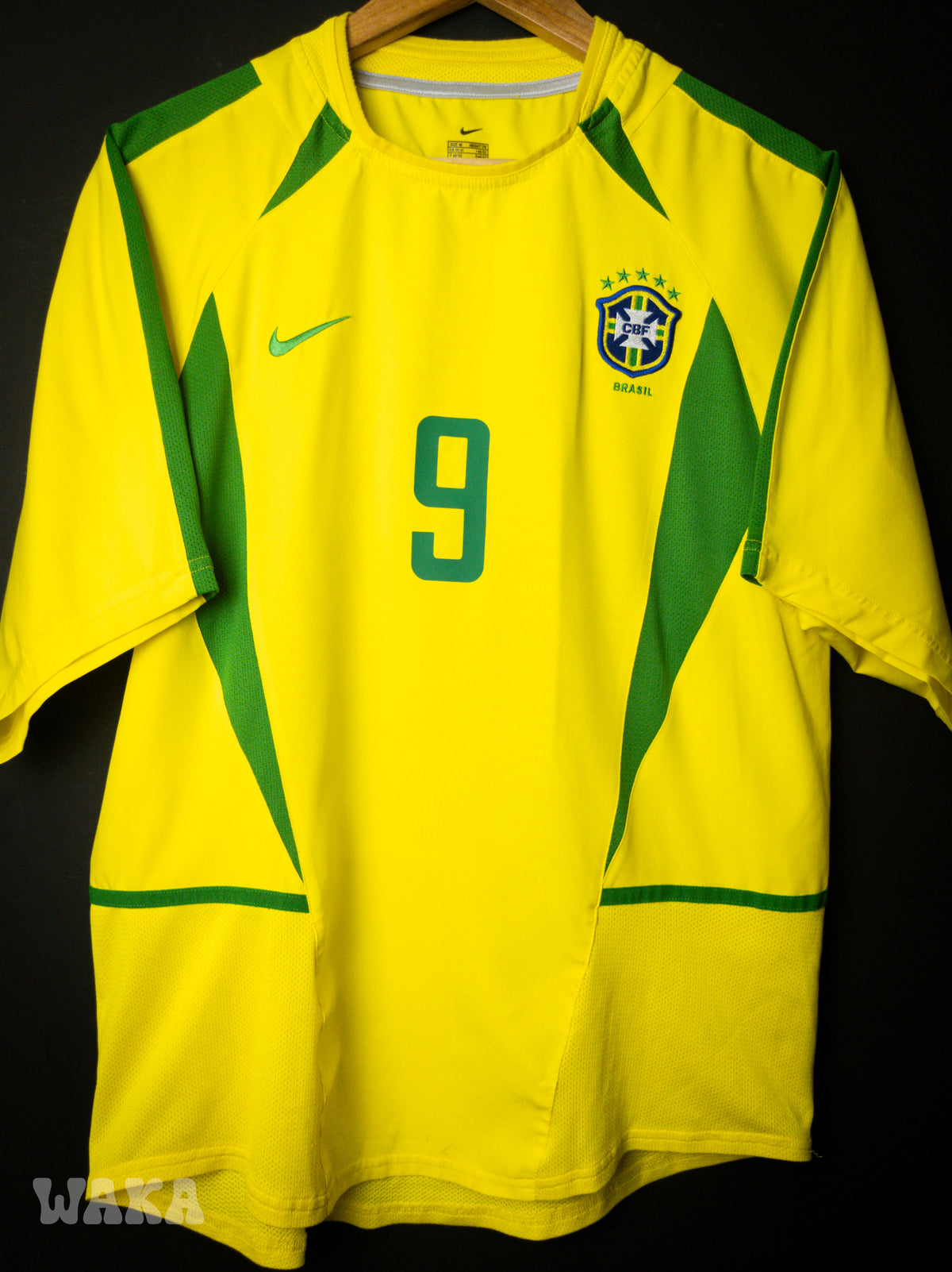 Brésil 2002 - Ronaldo - Home shirt - M