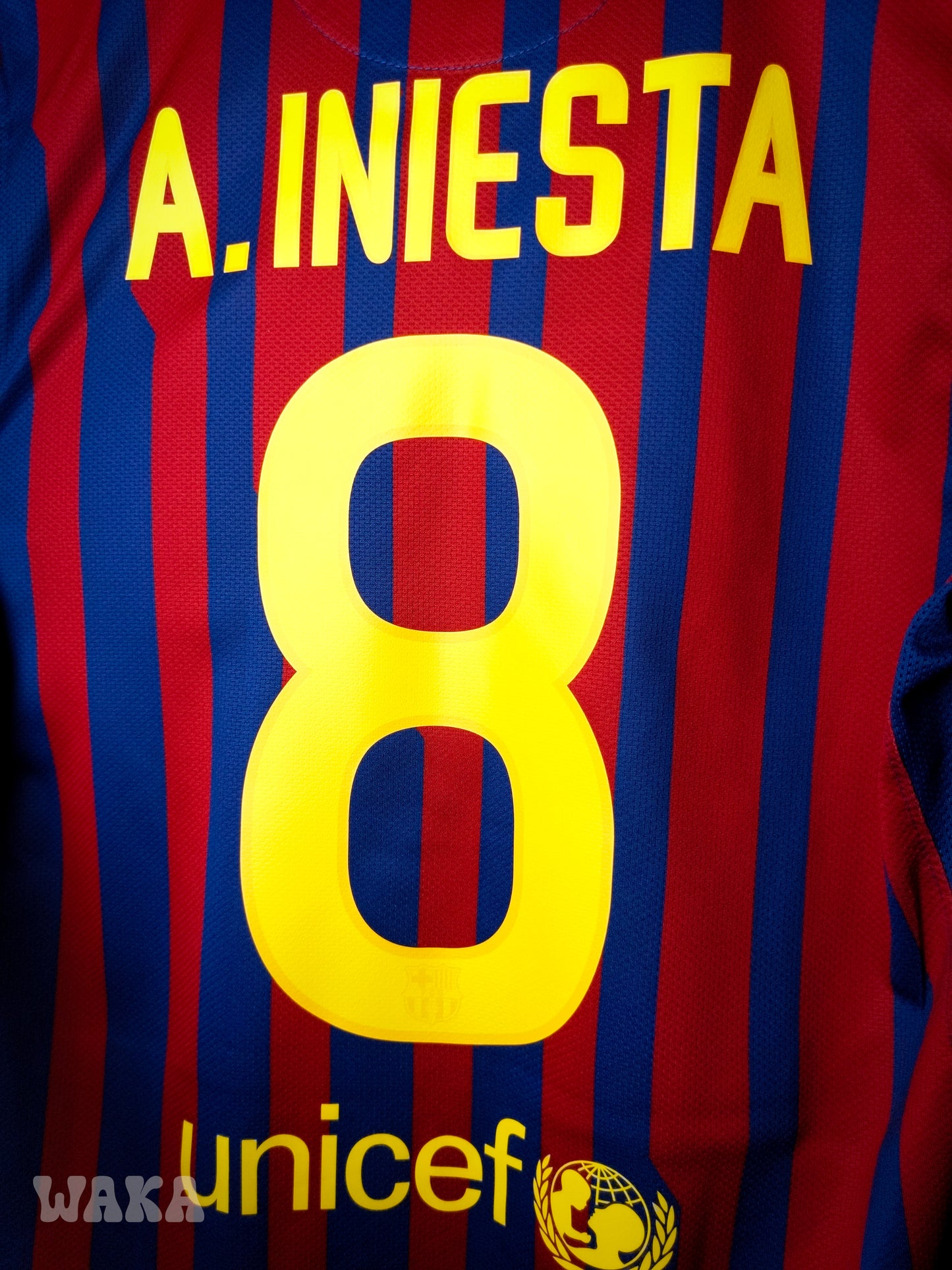 FC Barcelone 2011/2012 - Iniesta - Home shirt - S
